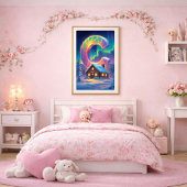 オーロラ レター C ポスター | 北極光 アート プリント