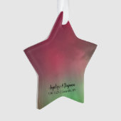 オーロラ　北極・南極の光　オーナメント オーナメント (正面)