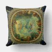 オーロラ、図書館から多分絵を描く天井 クッション (裏面)