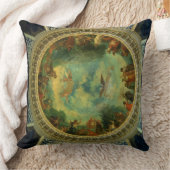 オーロラ、図書館から多分絵を描く天井 クッション (ブランケット)