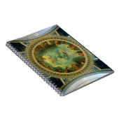 オーロラ、図書館から多分絵を描く天井 ノートブック (右側)