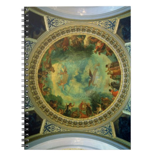 オーロラ、図書館から多分絵を描く天井 ノートブック (正面)