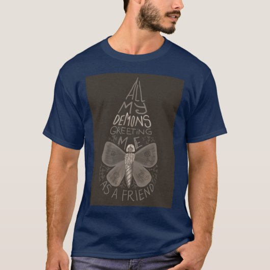 オーロラ 私の全ての悪魔たち ヴィンテージ ガール Tシャツ (正面)