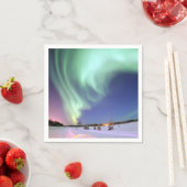 オーロラ – 美しい北の光 スタンダードカクテルナプキン (インサイチュ)