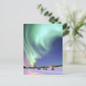オーロラ – 美しい北の光 ポストカード (スタンド正面)