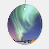 オーロラ-美しいNorthern Lights セラミックオーナメント (左)
