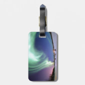 オーロラ-美しいNorthern Lights ラゲッジタグ (裏面縦)