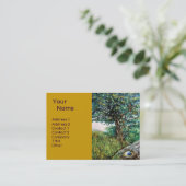 オーロラ/魔法ツリー，緑，青，黄 名刺 (スタンド正面)