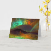 オーロラBorealisのNorthern Lights カード (黄色い花)