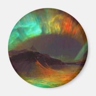 オーロラBorealisのNorthern Lights マグネット