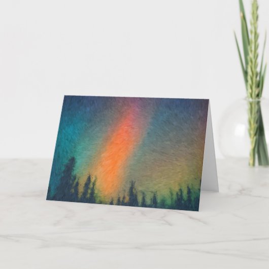 オーロラBorealisゴッホ カード (正面)