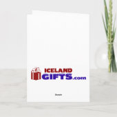 オーロラBorealis -メリークリスマス シーズンカード (裏面)