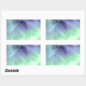 オーロラBorealis 長方形シール (シート)