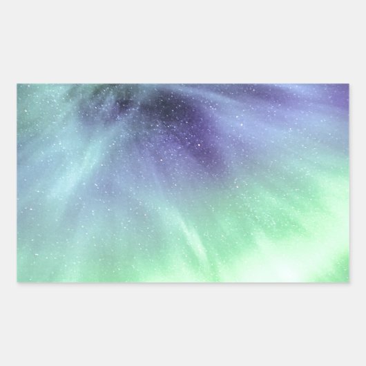 オーロラBorealis 長方形シール (正面)