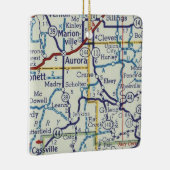 オーロラMOヴィンテージマップ セラミックオーナメント (右)