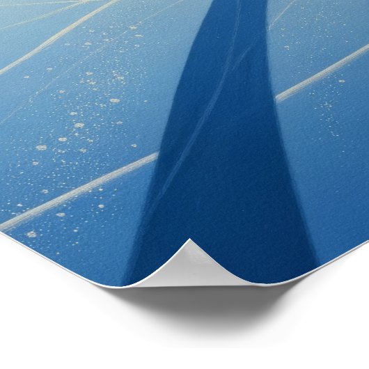 オーロレグラセ凍ってい(夜明け) -オリジナルアールデコ ポスター (角)