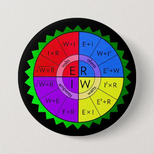 オーンの法則 缶バッジ (正面)