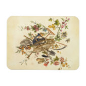 オーヴルのデザインの庭 マグネット (横)