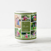 オー最高のネティエバーオリーブグリーンフォトコラージュ コーヒーマグカップ (中央)