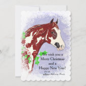 オー絵を描バーホース(クリスマス) シーズンカード (裏面)