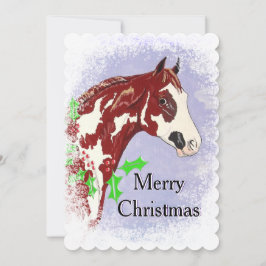 オー絵を描バーホース（クリスマス） シーズンカード
