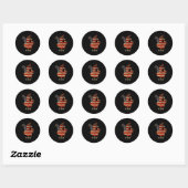 オー・カナダ!カナダとアメリカの地図 - アメリカの51番目を併合 ラウンドシール (シート)