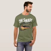 オー・スナップ・アリゲーター Tシャツ (正面フル)