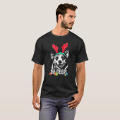 オー ディア コーギー クリスマス プレミアム Tシャツ (正面フル)