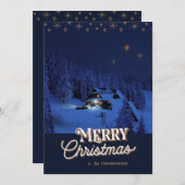 オー・ホーリーナイト・クリスマス・フォトカード シーズンカード (正面/裏面)