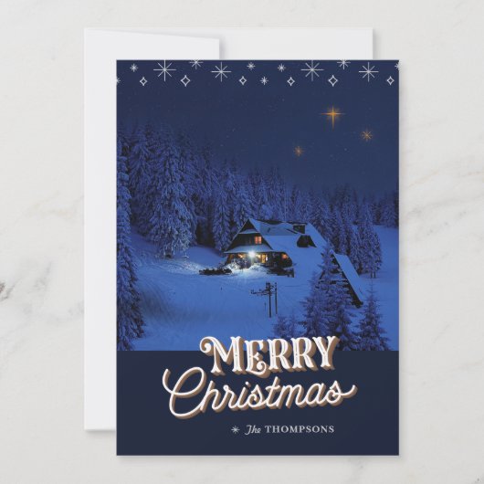 オー・ホーリーナイト・クリスマス・フォトカード シーズンカード (正面)