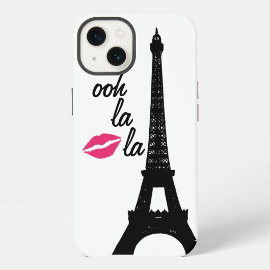オー・ラ・ラ!エッフェル塔iPhoneケース iPhoneケース (裏面)