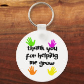 オー、自閉症の子供たち感謝していよ キーホルダー (正面)