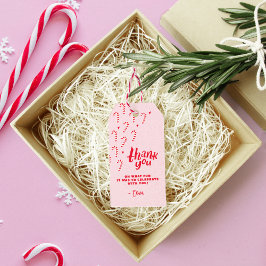 オーwhatおもしろいホリデーキャンディーケーン誕生日サンキュー ギフトタグ