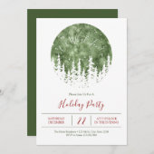 オーwhatおもしろいホリデーパーティー招待状 招待状 (正面/裏面)