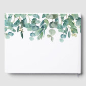 オ少年ユーカリ青バルーンベビーシャワー ゲストブック (裏面)