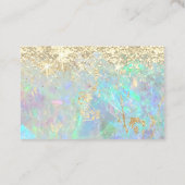 オ感謝していフェイクグリッター 名刺 (裏面)