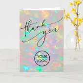 オ感謝していプルの背景 カード (黄色い花)