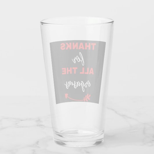 オ感謝していルガスムズの タンブラーグラス (裏面)