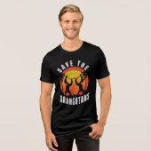 オ救ラング人 トライブレンドTシャツ (正面全面)
