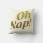 オ昼寝おもしろい眠るユーモアのスローガンアート クッション (裏面)