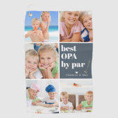 オ最高のパー | Photo Collage Father's Day ゴルフタオル (正面)