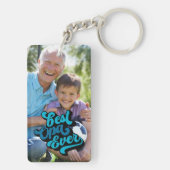 オ最高のパ・エバー |グランドパ写真 キーホルダー (裏面)