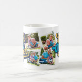 オ最高のパ・エバー |グランドパ写真 コーヒーマグカップ (中央)