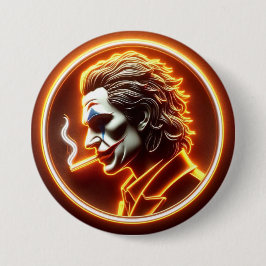 オ最高のレンジのライトモデル4ボタン付きジョーカー 缶バッジ