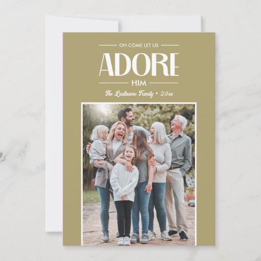 オ来ーTANクリスチャン写真を崇拝しよう シーズンカード (正面)