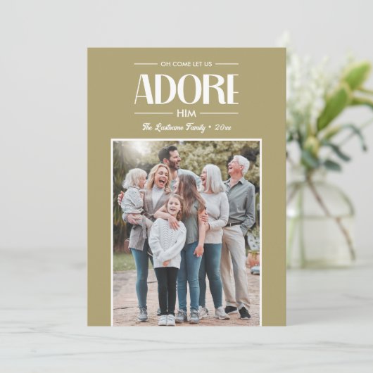 オ来ーTANクリスチャン写真を崇拝しよう シーズンカード (スタンド正面)