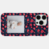 オ独特な先生への感謝の気持ちを伝えるバラのカスタムギフト Case-Mate iPhoneケース (裏面 (横))