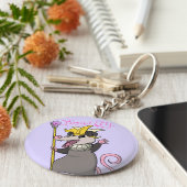 オ王室のポッサムキーチェーン キーホルダー (側面)