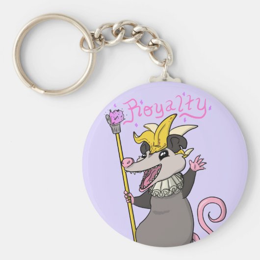 オ王室のポッサムキーチェーン キーホルダー (正面)