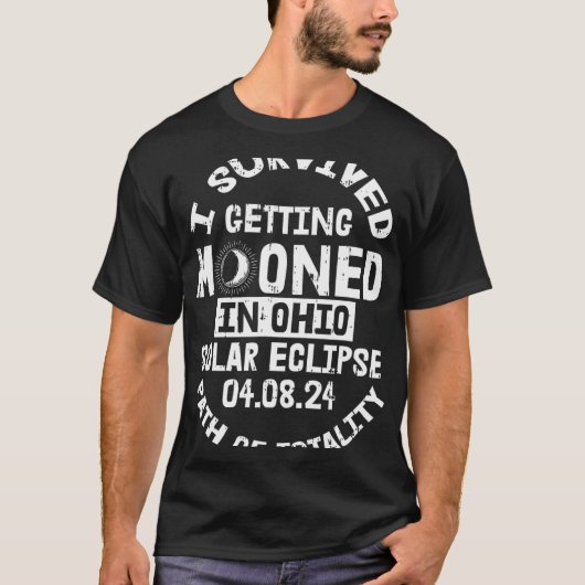オ生き延びハイオEclipseのApriで太陽のモーンに Tシャツ (正面)